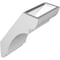 Ekena Millwork 5 1/2-in. W x 8-in. D x 12-in. H Olympic Architectural Grade PVC Knee Brace BRCP055X08X12OLY - alternate 6